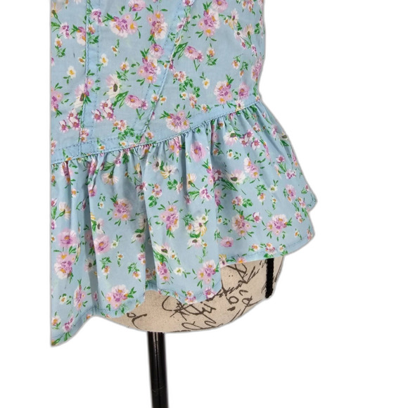 Elodie NWT Square Neck Peplum Tank Top Large - Picture 8 of 13